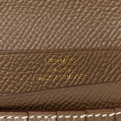 Hermes Epsom Bearn Compact Wallet Etoupe 6 of 7