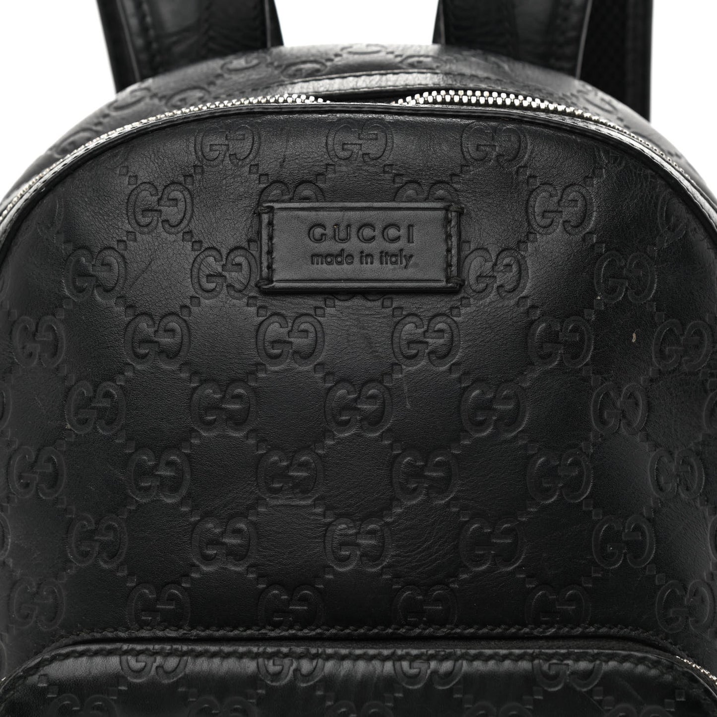 Guccissima Signature Small Day Backpack Black