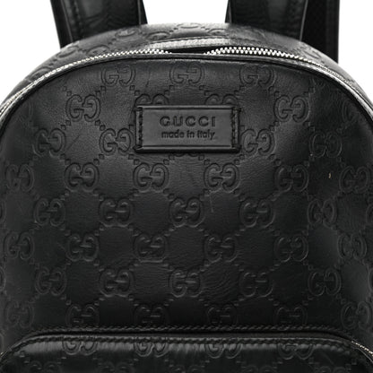 Gucci Guccissima Signature Small Day Backpack Black 9 of 11