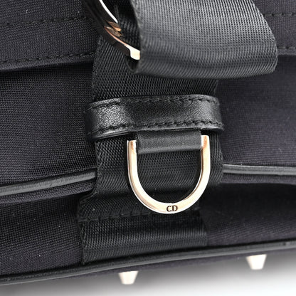 Christian Dior Silk Jersey Crystal Hardcore Clutch Black 11 of 12