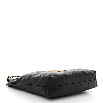 Chanel Shiny Caviar Quilted Small Chanel 22 Black 5 of 11