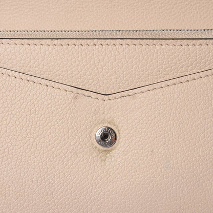 Louis Vuitton Calfskin Flowers My Lockme Wallet Creme 7 of 12