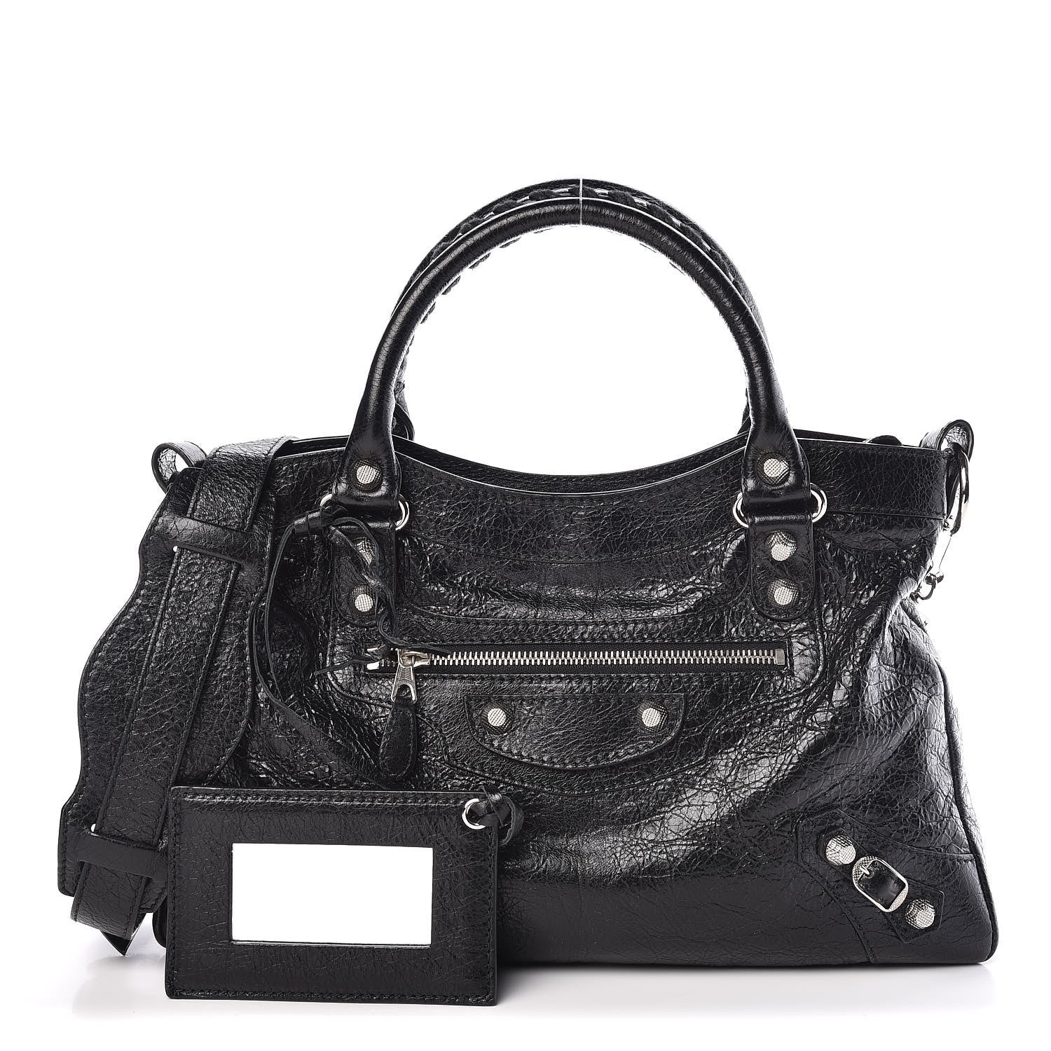 Balenciaga Agneau Giant 12 Silver Hardware Town Black 1 of 9