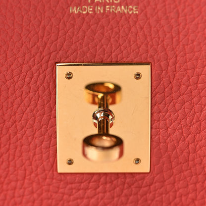 Hermes Togo Birkin 35 Rouge Pivoine 39 of 39