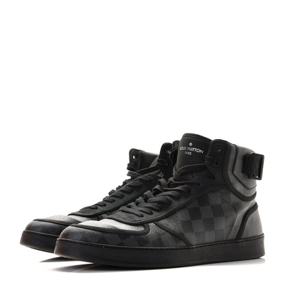 Louis Vuitton Damier Graphite Rivoli High Top Sneakers 11 1 of 9