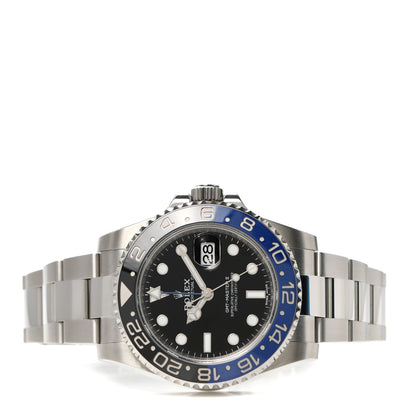 Rolex Stainless Steel 40mm Oyster Perpetual Date GMT Master II Batman Watch Black 116710BLNR 2 of 4