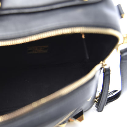 Fendi Vitello Dolce Studded Mini Backpack Black 9 of 12