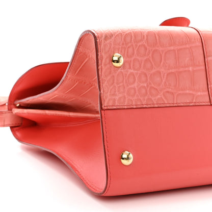 Delvaux Matte Alligator MM Brillant Satchel 9 of 12