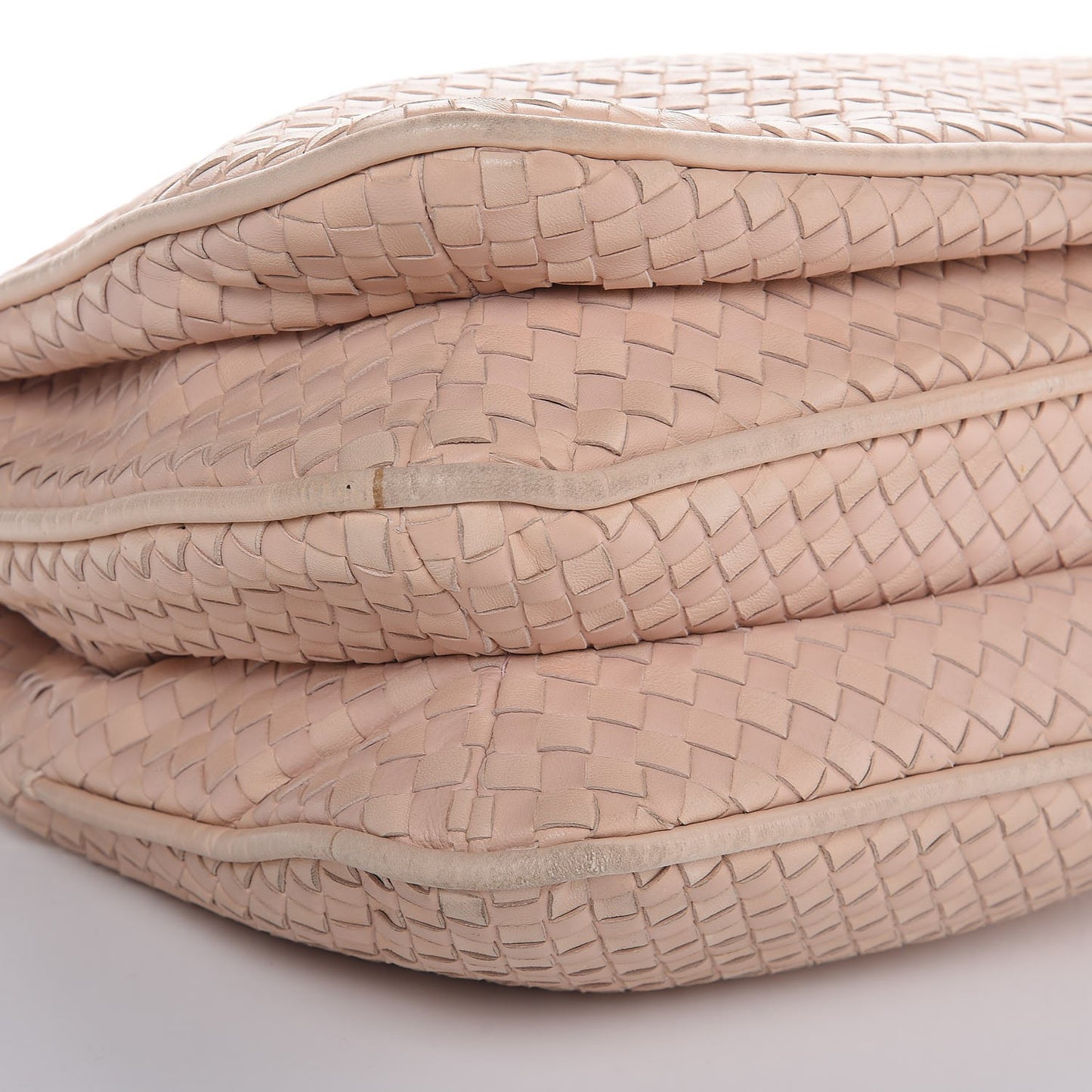 Nappa Intrecciato Duette Shoulder Bag Lotus