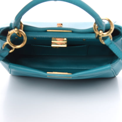 Fendi Nappa Mini Peekaboo Iconic Satchel Lago 6 of 18