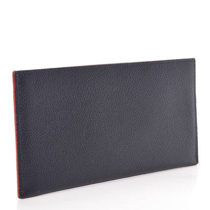 Louis Vuitton Calfskin Felicie Chain Wallet Card Holder Insert Marine Rouge 3 of 6