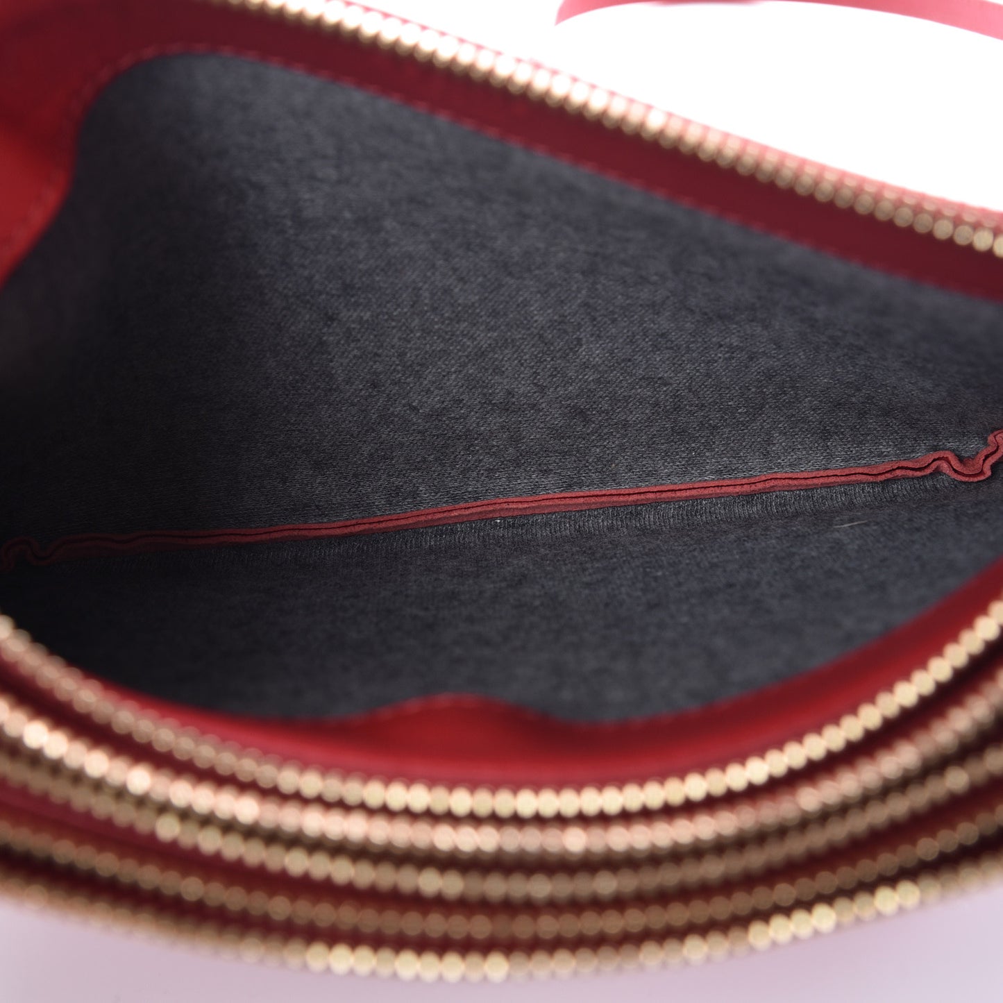 Lambskin Small Trio Crossbody Bag Red