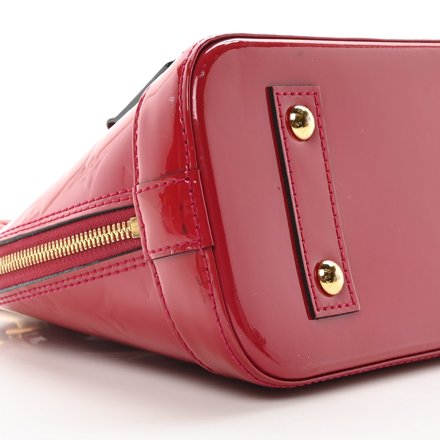 Louis Vuitton Vernis Alma BB Rose Indien 9 of 10