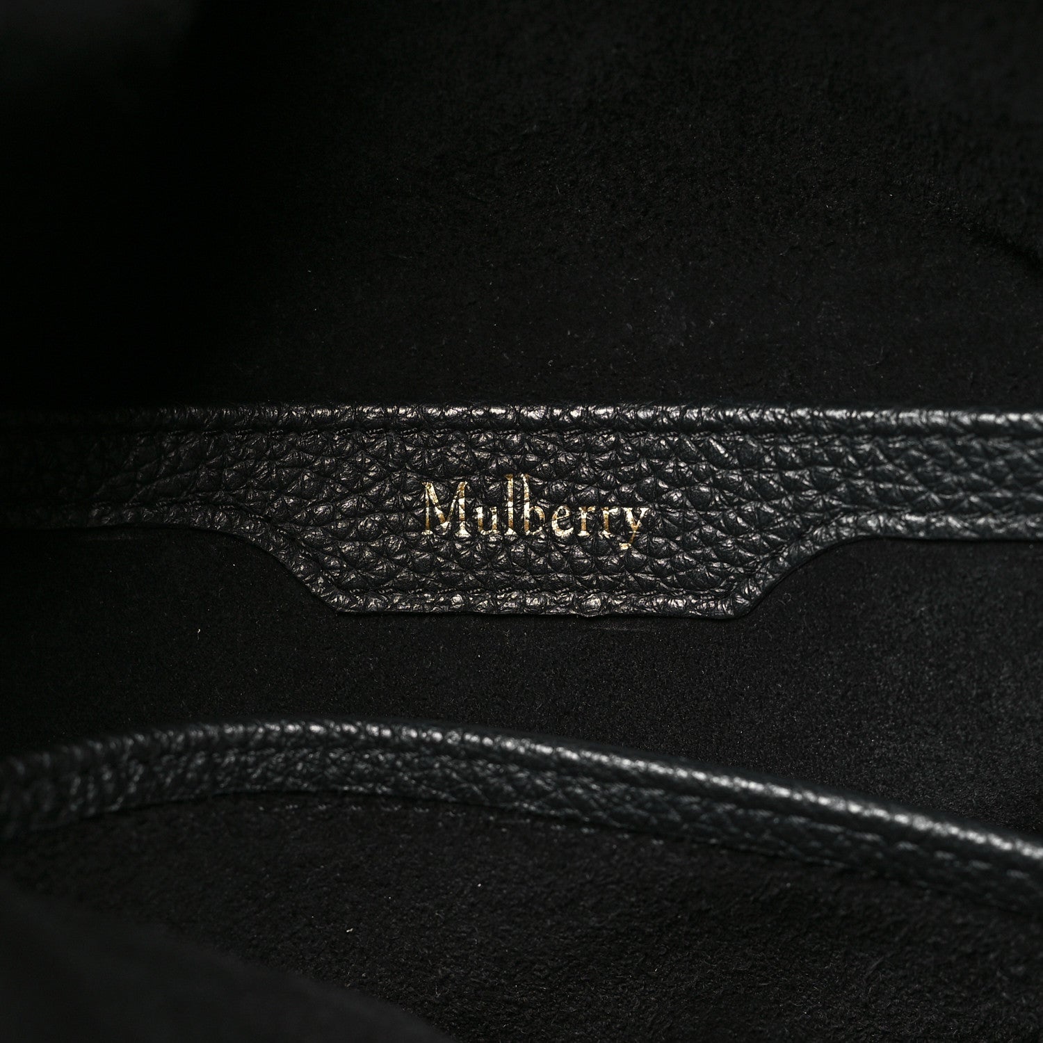 Mulberry Small Classic Grain Calfskin Leighton Black 6 of 10