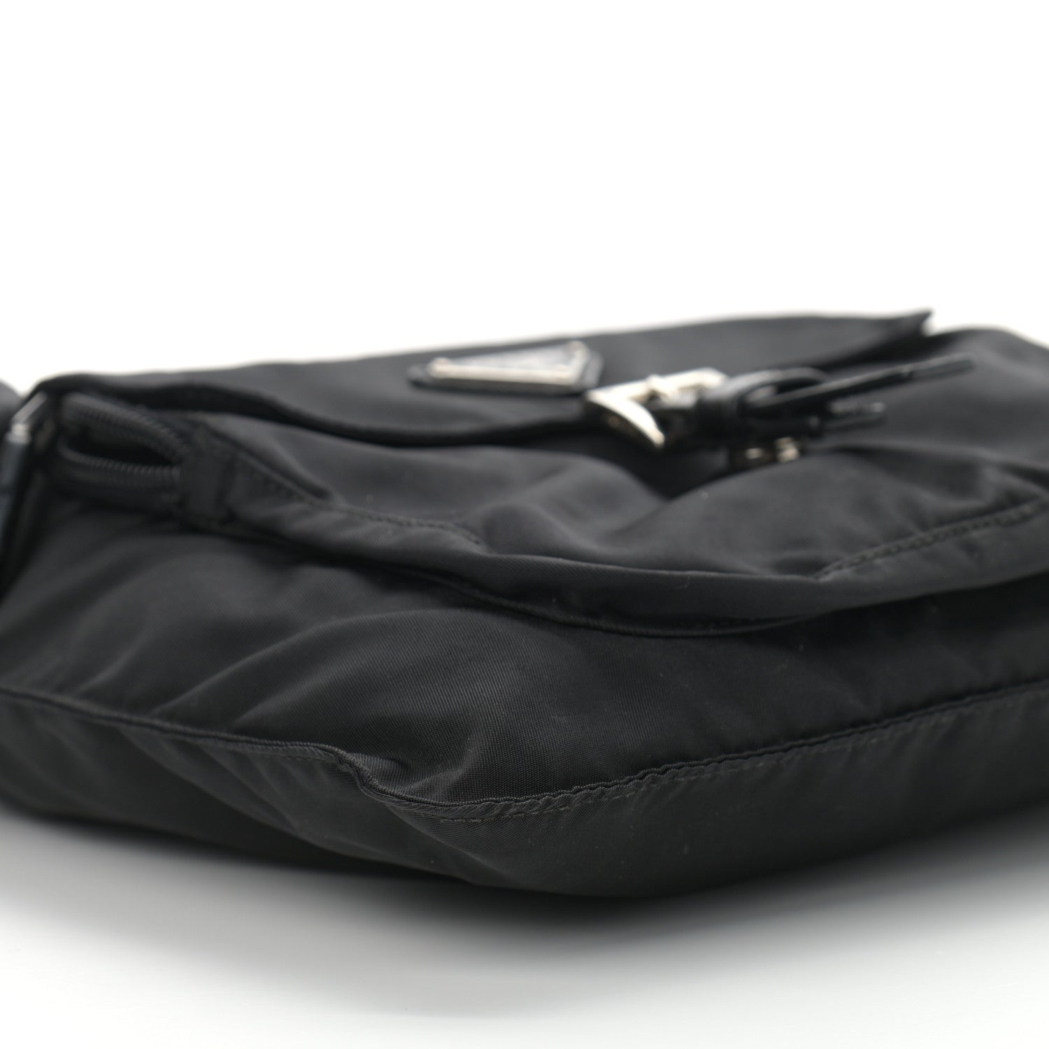 Prada Nylon Tessuto Vela Messenger Bag Black 10 of 12