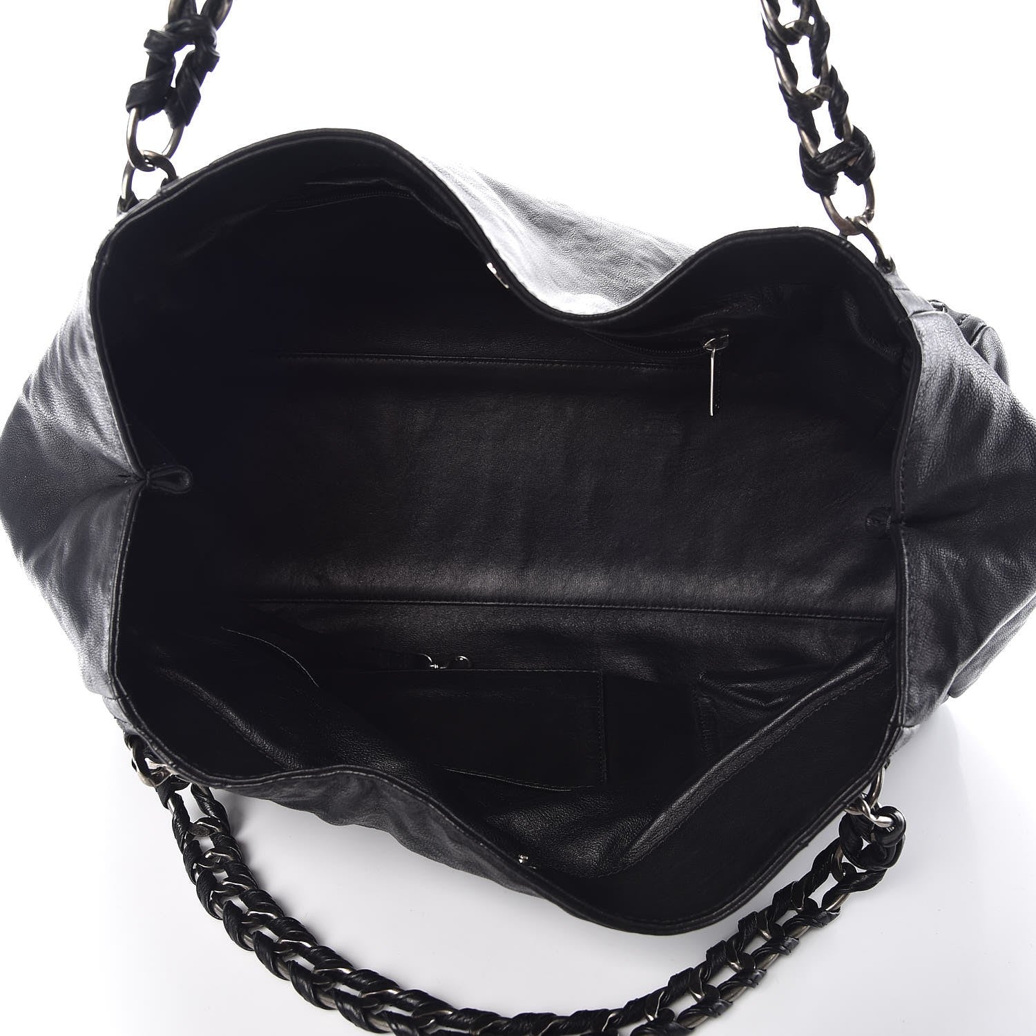 Chanel Glazed Caviar East West Modern Chain Tote Black 5 of 11