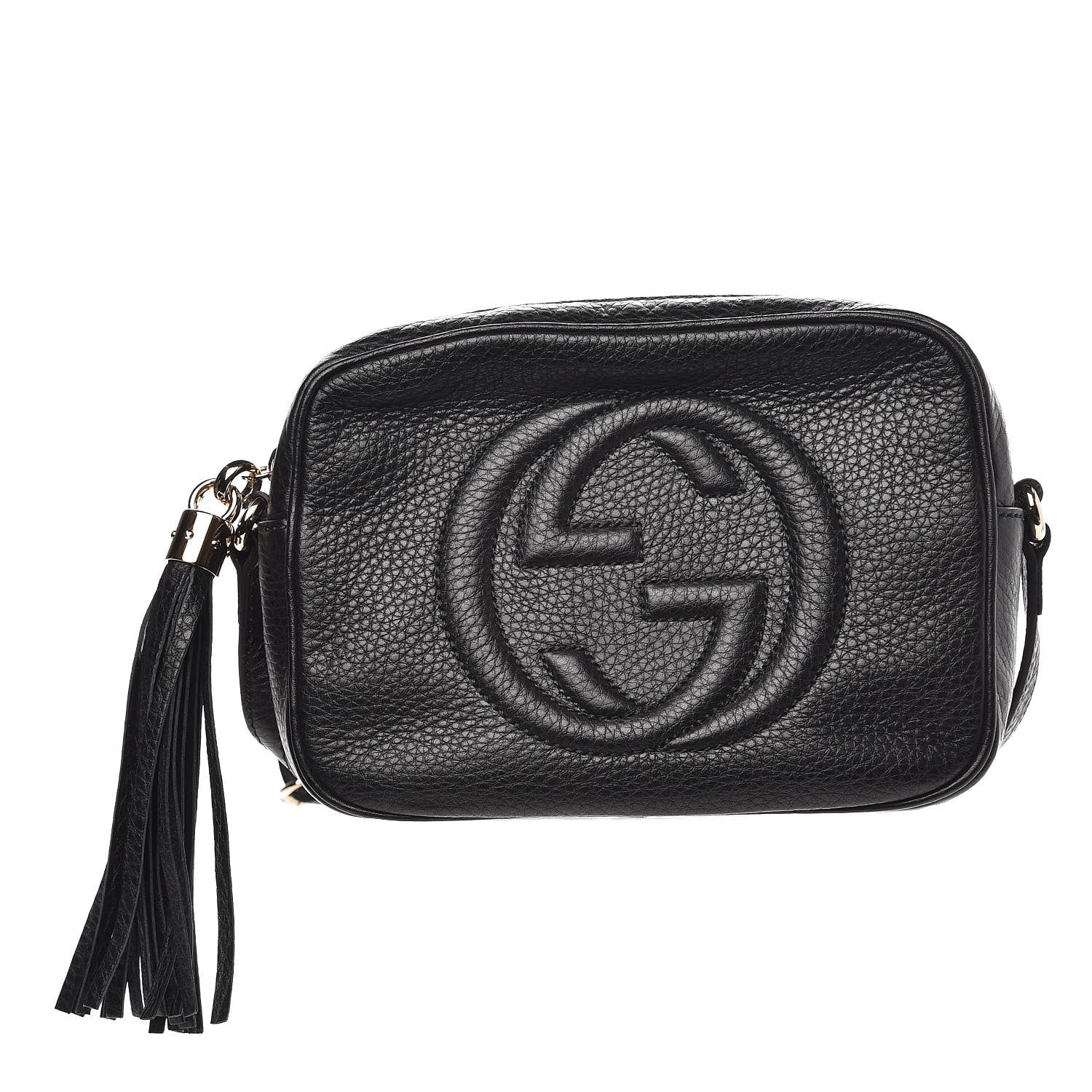 Gucci Pebbled Calfskin Small Soho Disco Bag Black 1 of 7