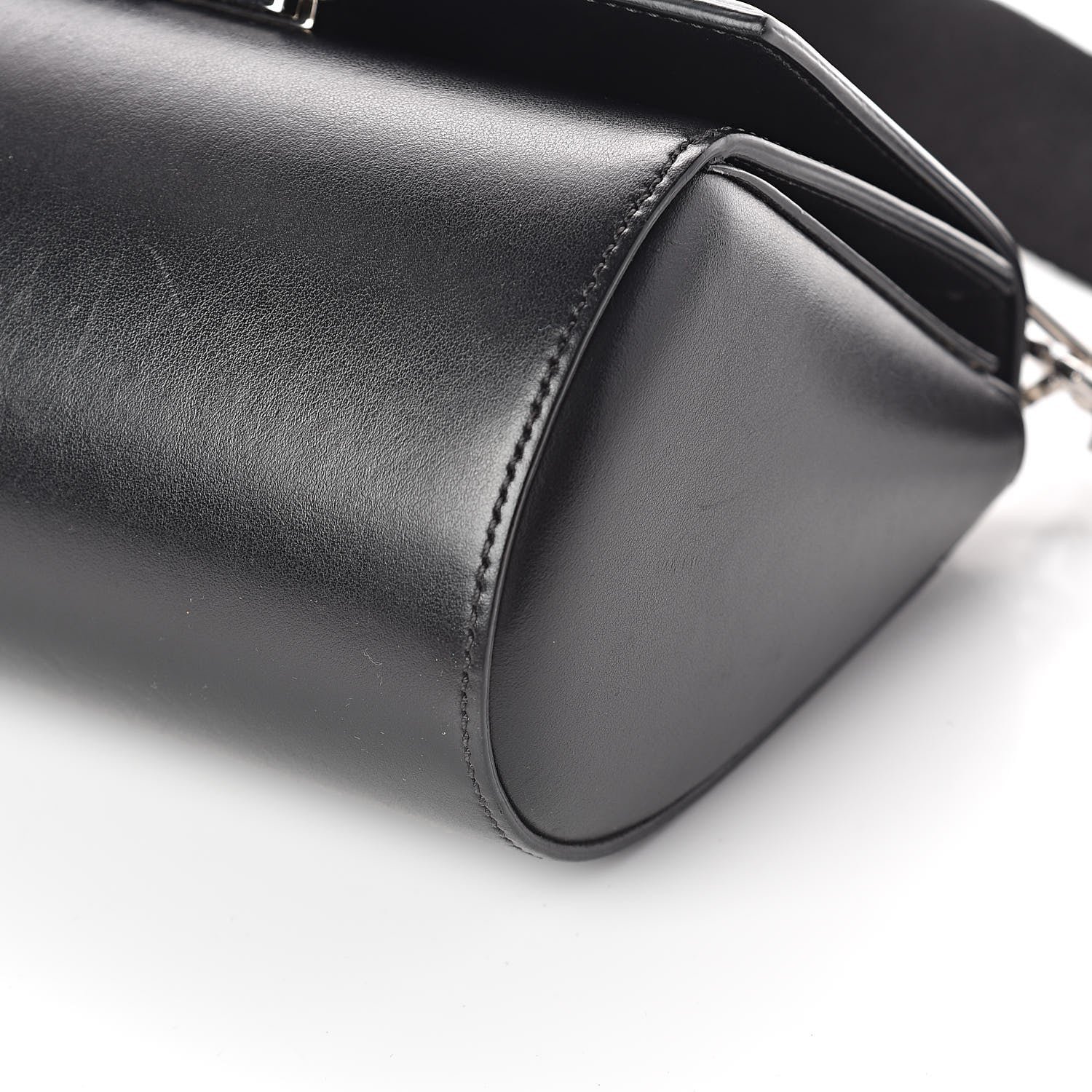Givenchy Calfskin Mini Pandora Box Logo Strap Crossbody Bag Black 10 of 10