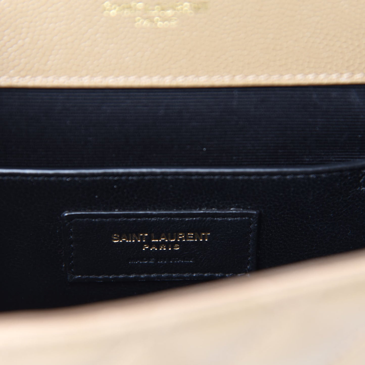 Grain De Poudre Textured Mixed Matelasse Triquilt Small Monogram Satchel Cork
