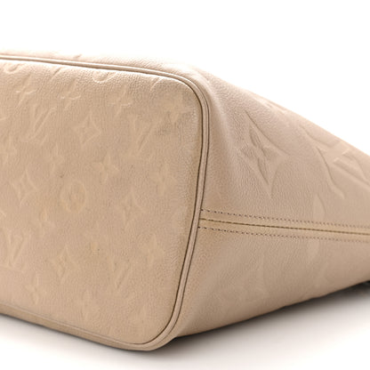 Louis Vuitton Empreinte Monogram Giant Neverfull MM Tourterelle 9 of 15
