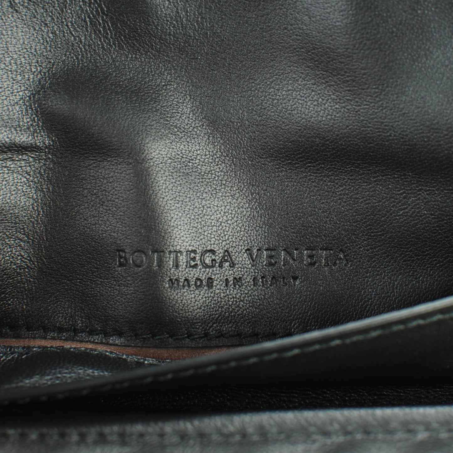 Nappa Intrecciato Ayers Small Chain Crossbody Nero Black