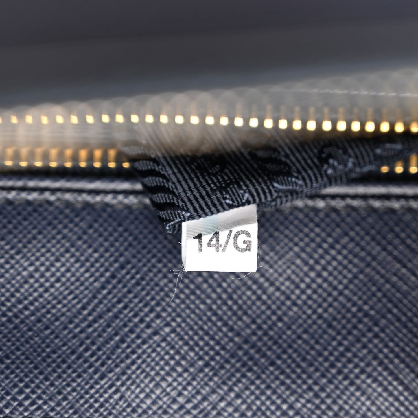 Saffiano Mini Galleria Double Zip Tote Baltico