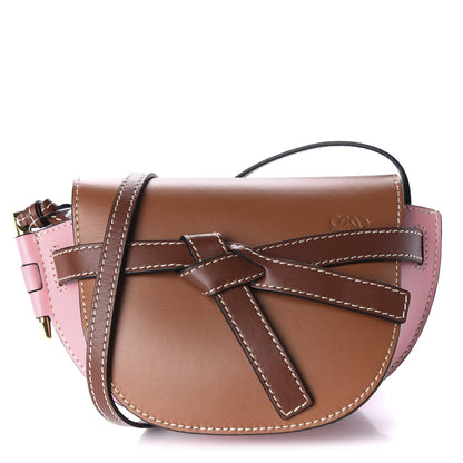 Loewe Calfskin Mini Gate Crossbody Bag Pastel Pink Tan 1 of 10