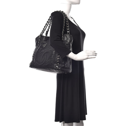 Chanel Glazed Calfskin Modern Chain Tote Black 2 of 12