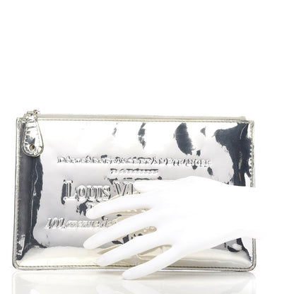 Louis Vuitton Monogram Miroir Inventeur Pochette Plat Silver 2 of 11