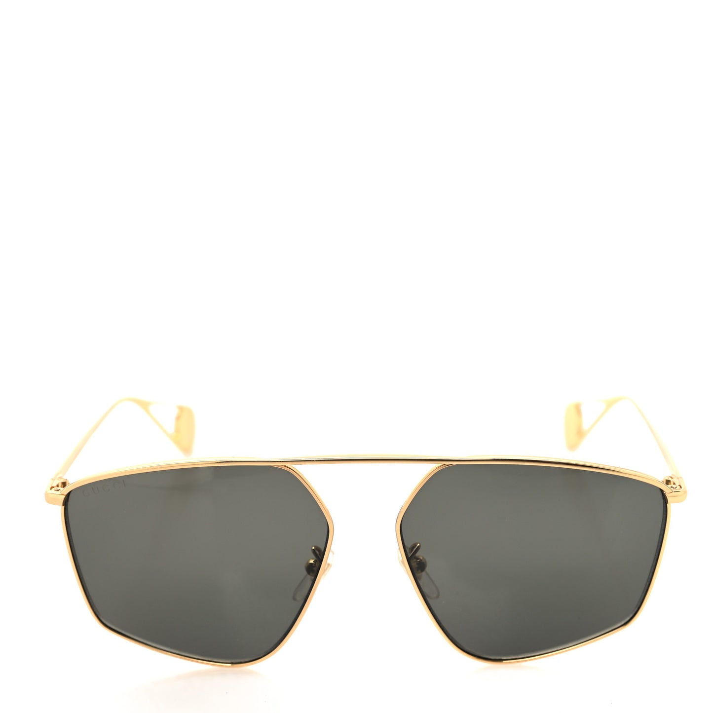 Square Frame GG0437SA Sunglasses Gold