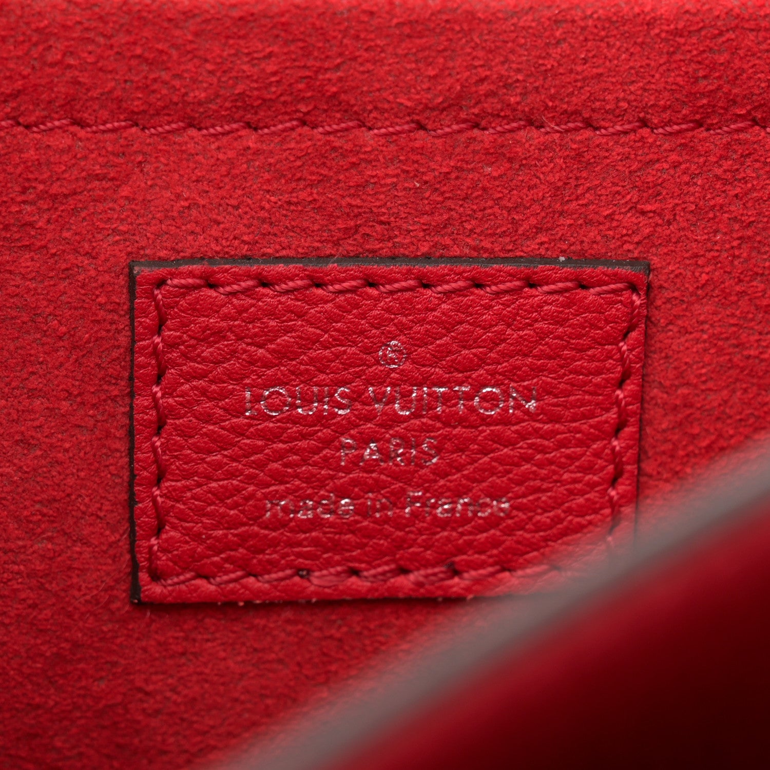 Louis Vuitton Soft Calfskin Mylockme Chain Bag BB Rubis 6 of 11