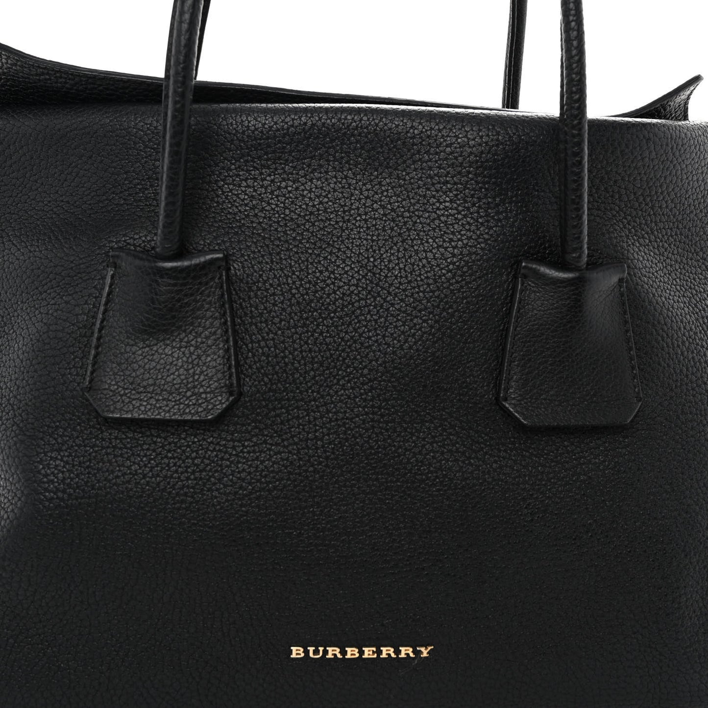 London Grainy Calfskin Medium Baynard Tote Black