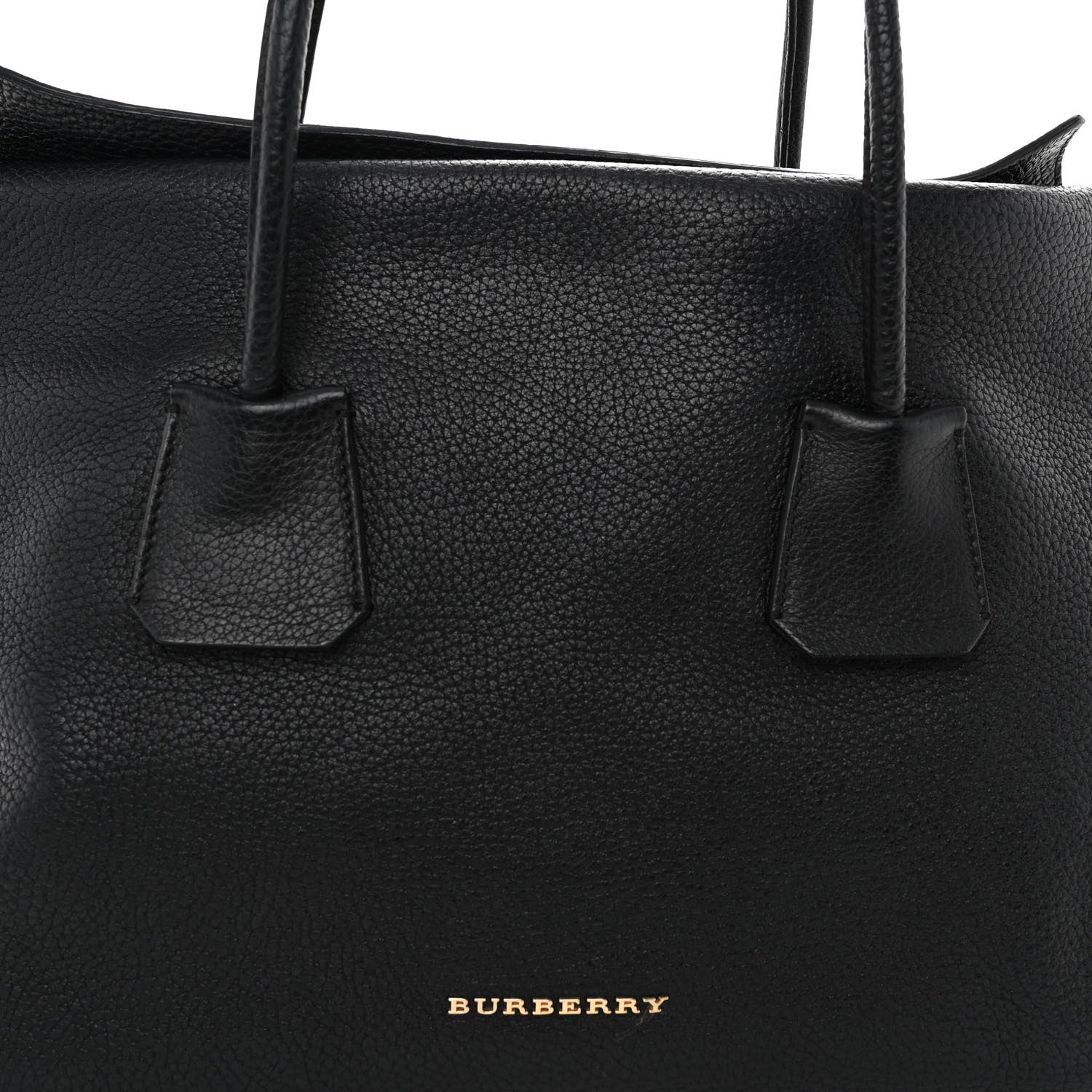 Burberry London Grainy Calfskin Medium Baynard Tote Black 7 of 9