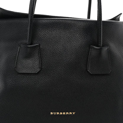 Burberry London Grainy Calfskin Medium Baynard Tote Black 7 of 9