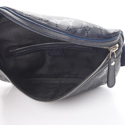 Gucci Imprime Monogram Belt Bag Navy 5 of 10