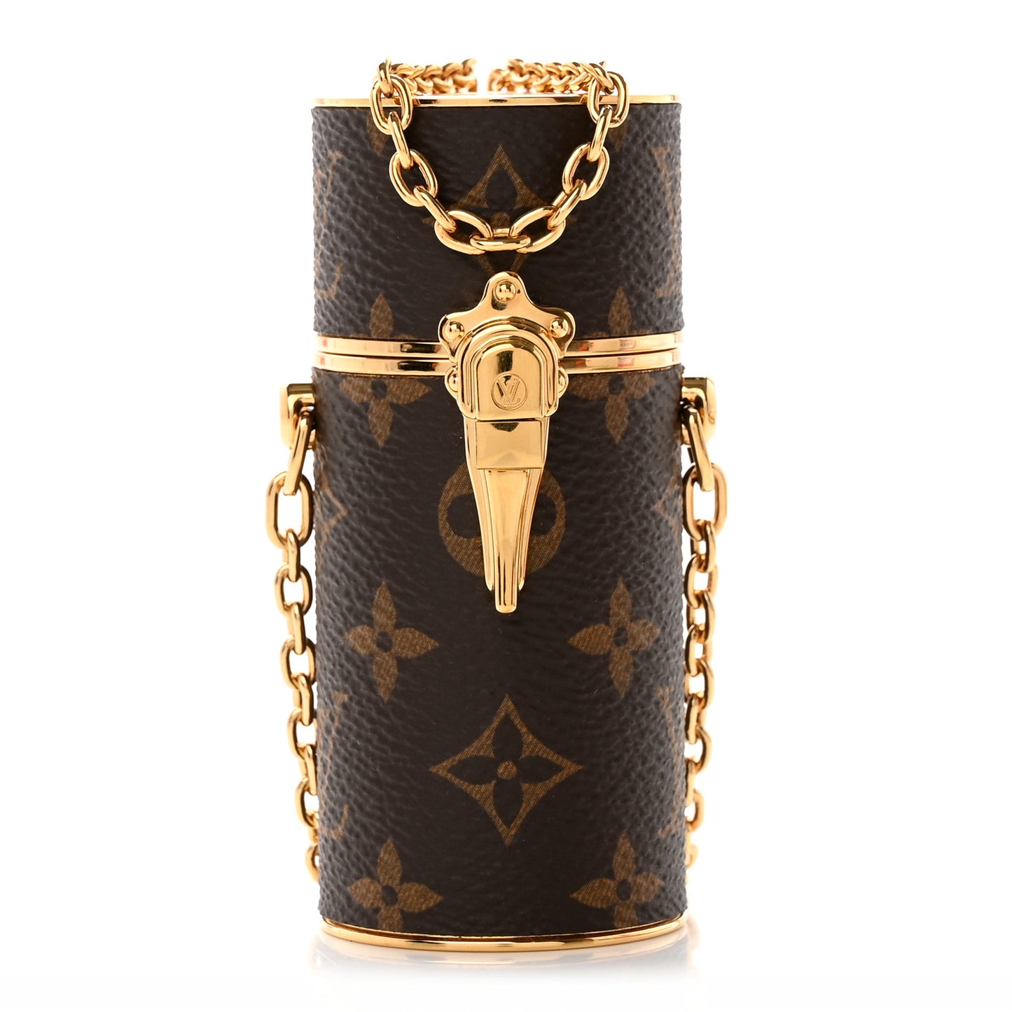 Monogram Chain Lipstick Case