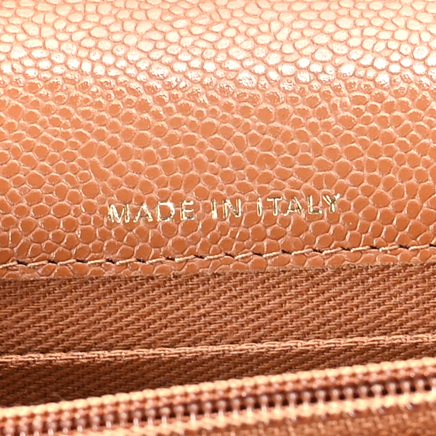 Caviar Quilted Business Affinity Clutch With Chain Flap Camel