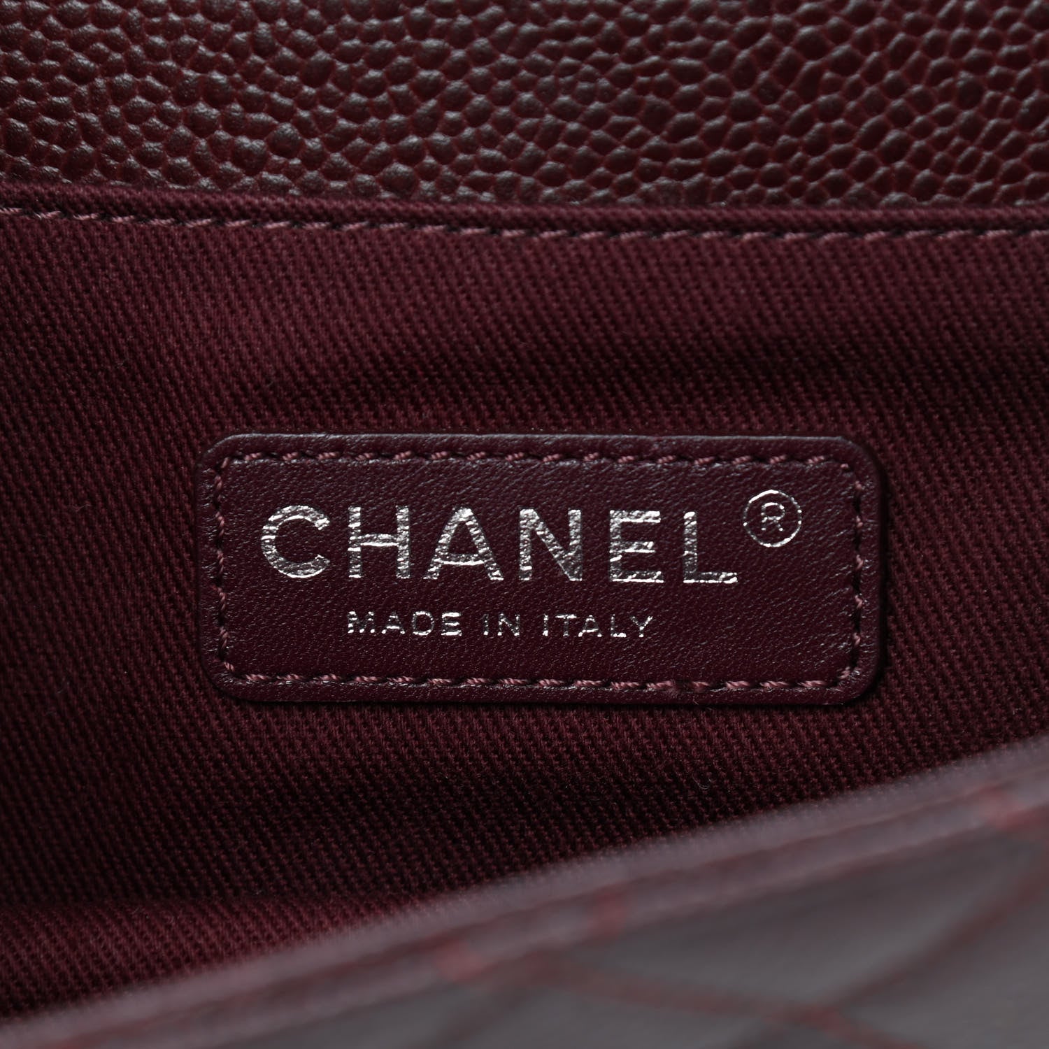 Chanel Caviar Quilted Small Retro Class Flap Burgundy 5 of 8