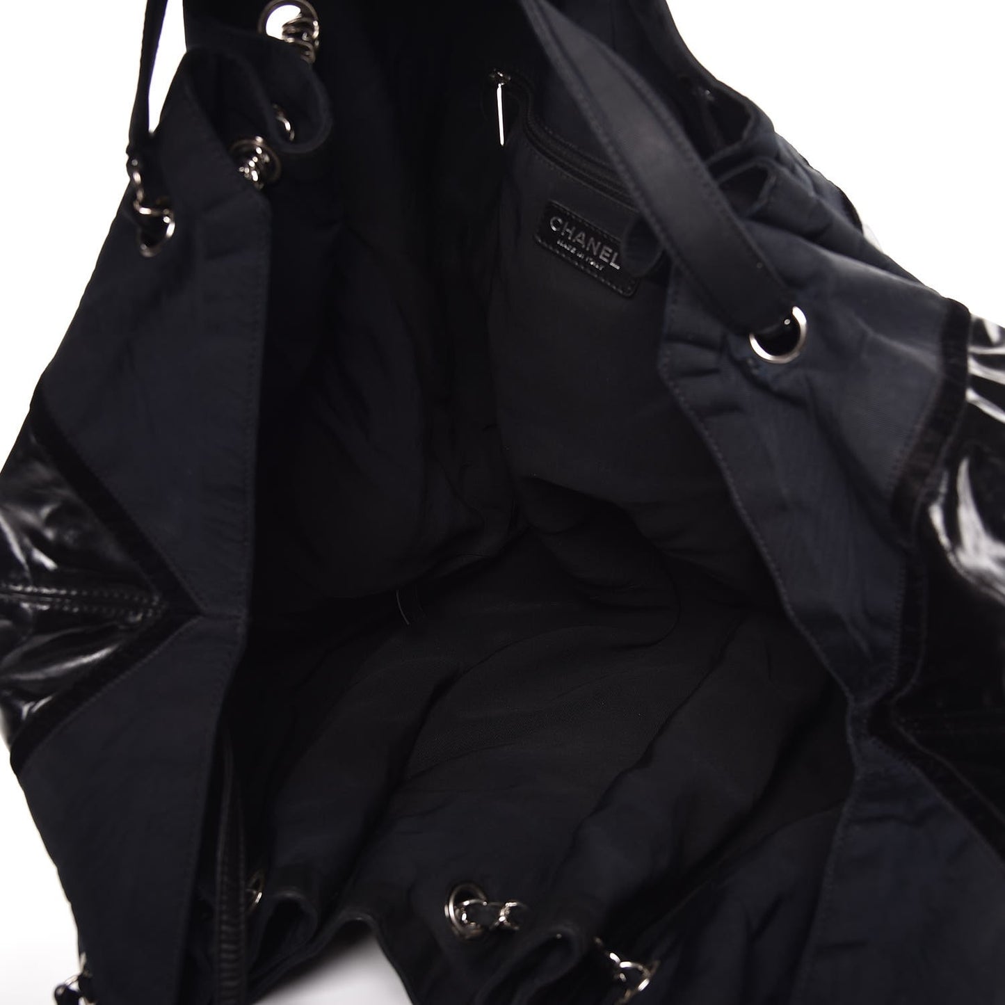 Vinyl Large Stretch Spirit Cabas Black