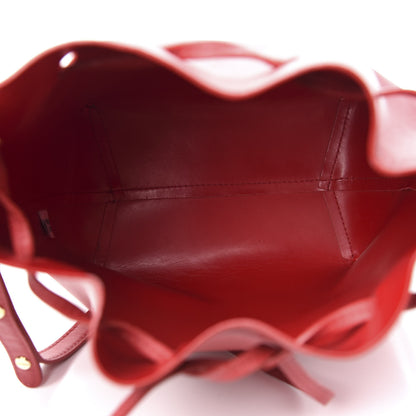 Mansur Gavriel Calfskin Mini Bucket Bag Flamma 6 of 10