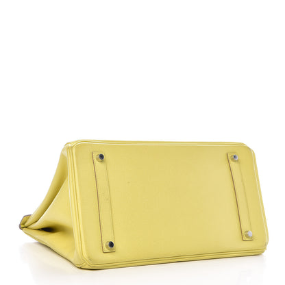 Hermes Epsom Birkin 35 Lime 5 of 38