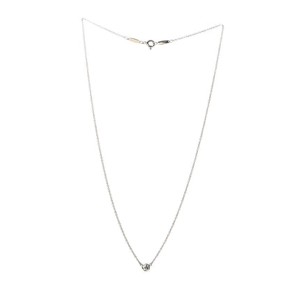 Tiffany 18K Yellow Gold Diamond .19ct Elsa Peretti Diamonds by the Yard Pendant Necklace 3 of 5