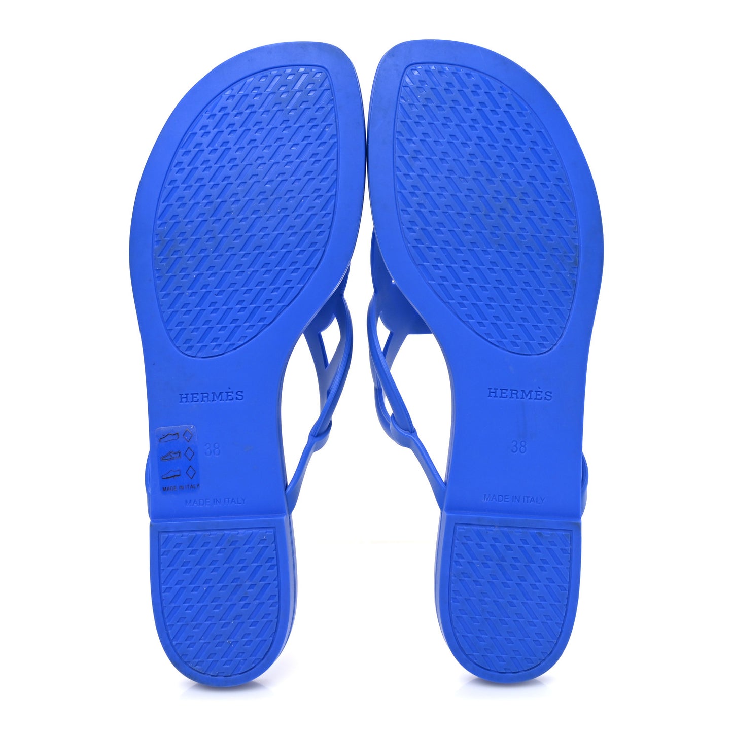 Rubber Womens Egerie Sandals 38 Bleu Outremer