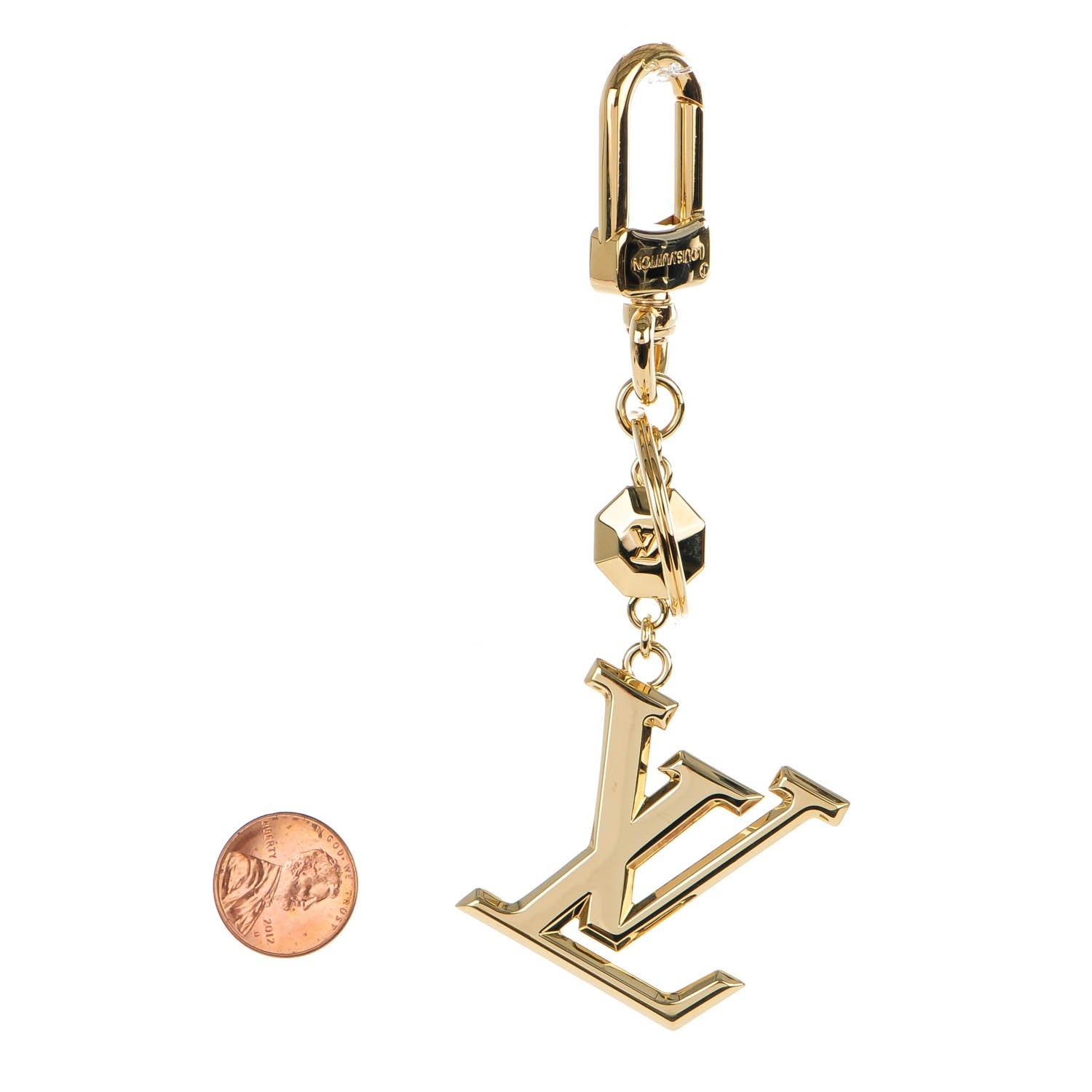 Louis Vuitton LV Facettes Key Holder Gold 2 of 5