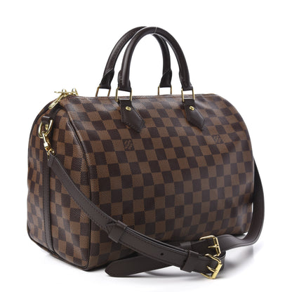 Louis Vuitton Damier Ebene Speedy Bandouliere 30 3 of 10