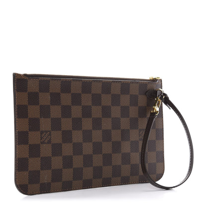 Louis Vuitton Damier Ebene Neverfull MM GM Pochette 3 of 9