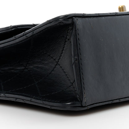 Chanel Calfskin Stitched Medium Single Flap Black 9 of 10