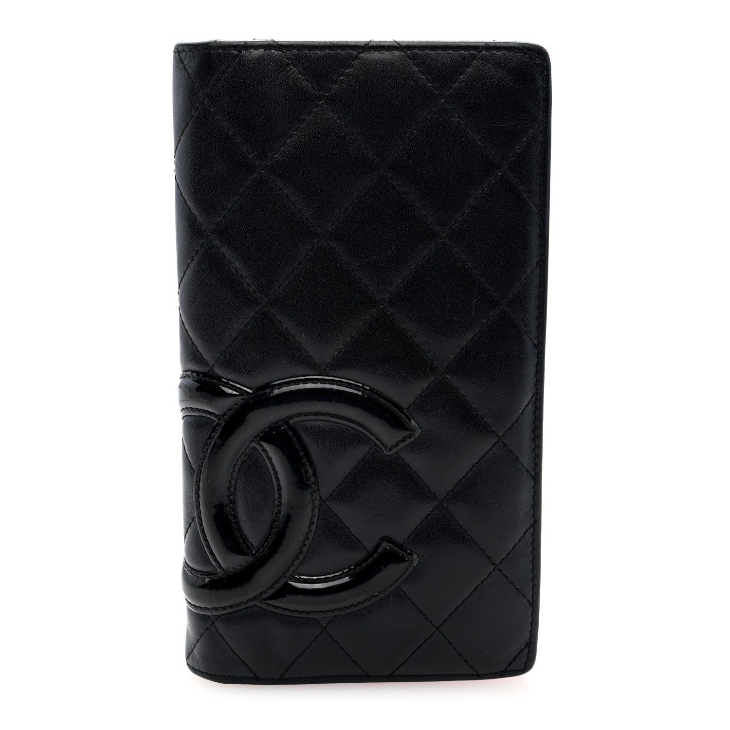 Chanel Calfskin Quilted Cambon Yen Wallet Black 1 of 11