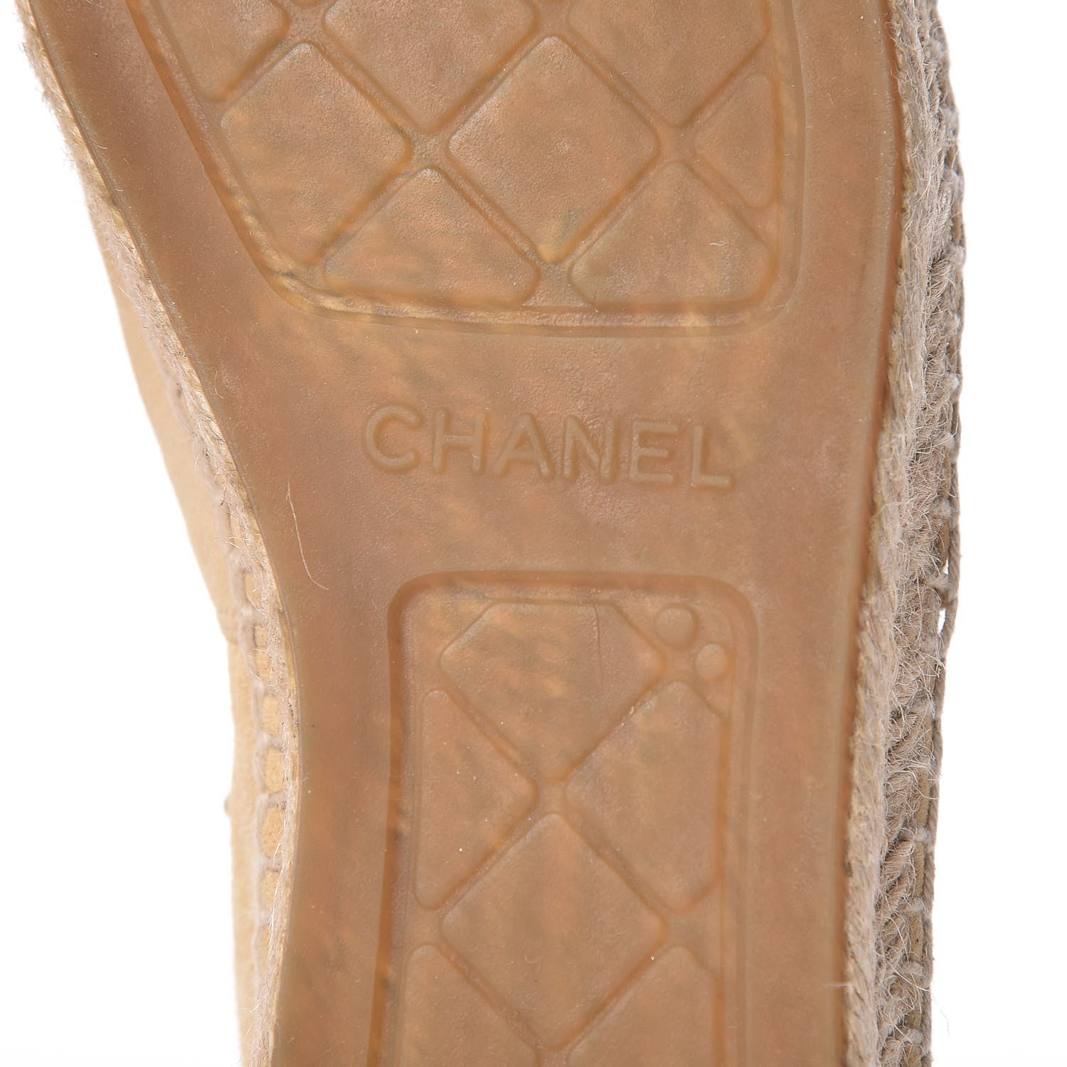 Chanel Suede Pearl CC Espadrilles 39 Beige 9 of 13