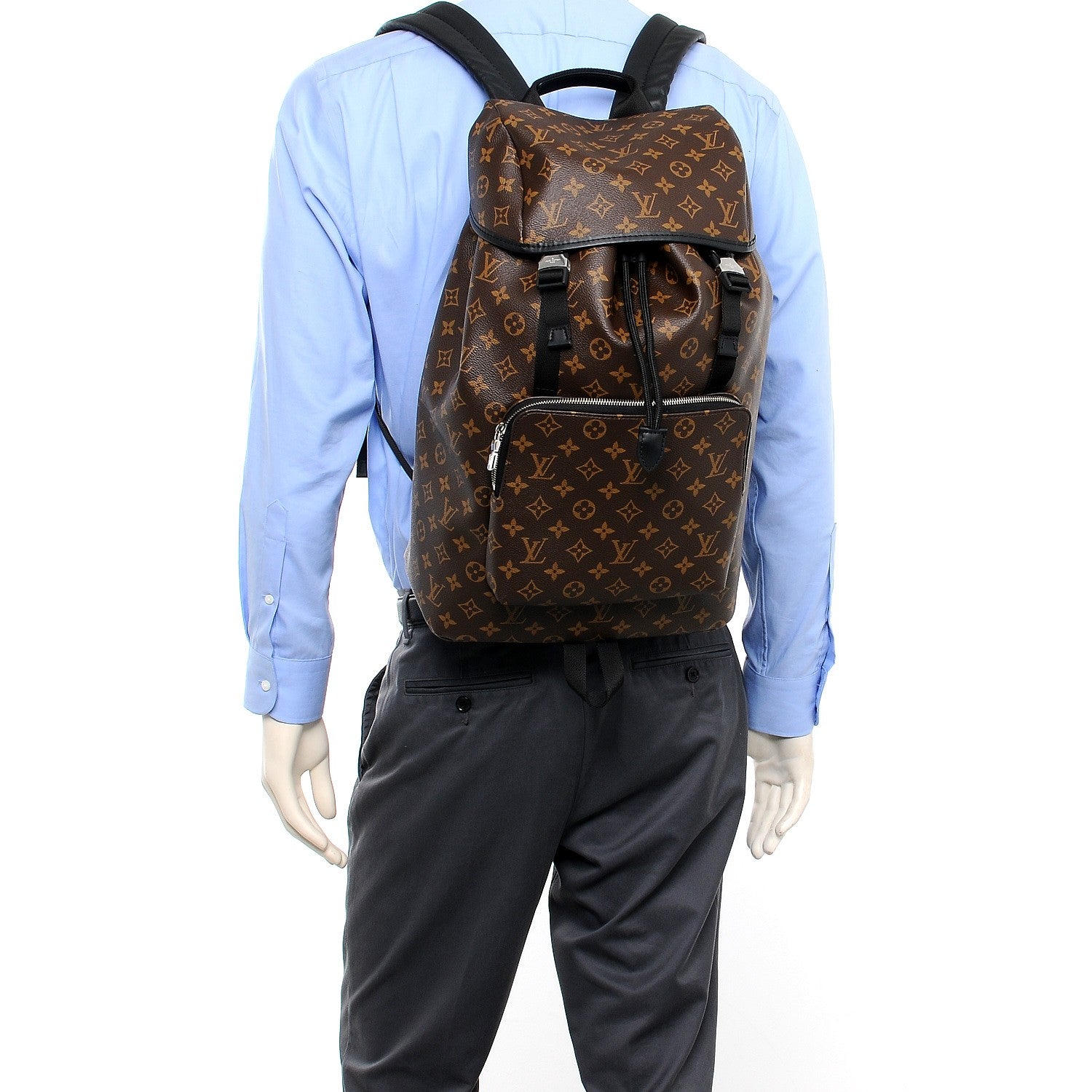 Louis Vuitton Monogram Macassar Zack Backpack 2 of 9
